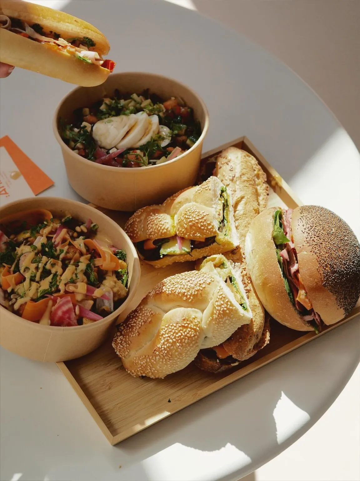 Sandwichs au pain halla